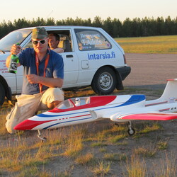 First solo jetflight at Jämi (laurinko)