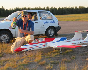 First solo jetflight at Jämi (laurinko)